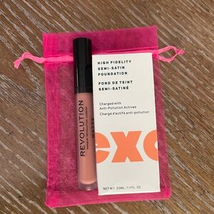 Bundle - Revolution Matte Lip Color in Crush & EXA Foundation in Soraya 220